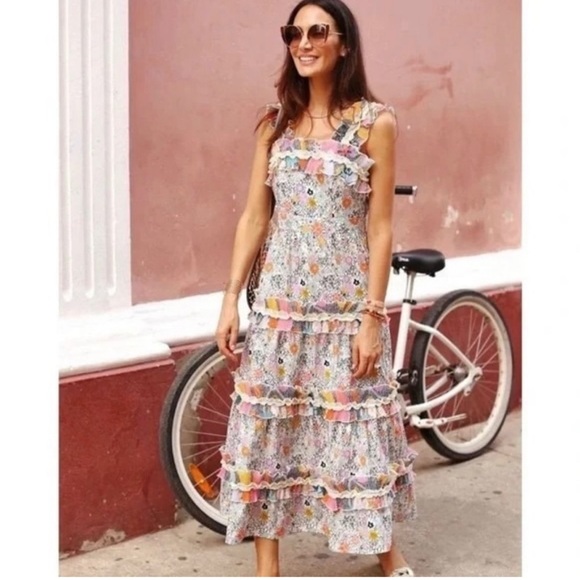 CeliaB Java Dress in White Multi Size XL - Picture 2 of 10